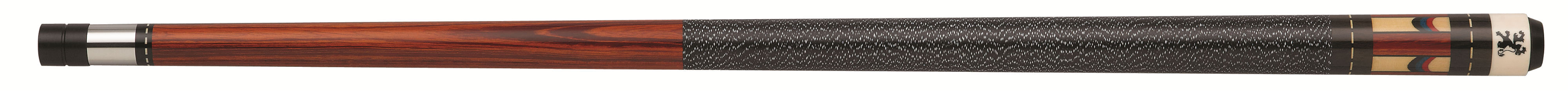 Close-up of a dark textured cylindrical object with white speckles.